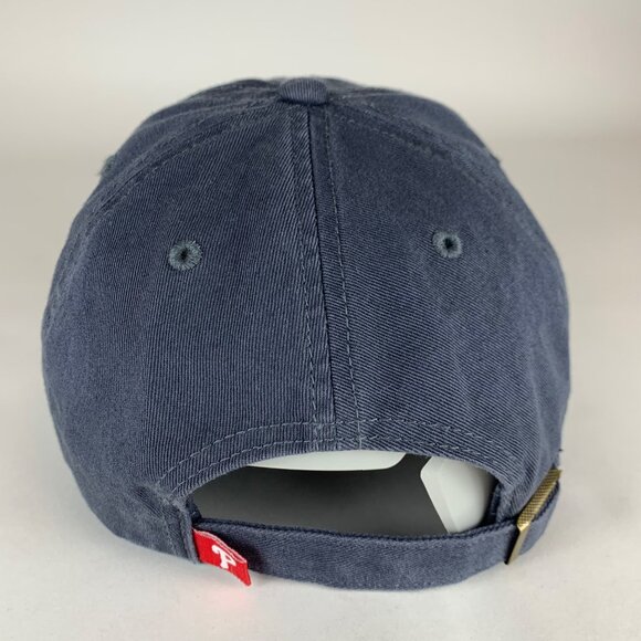 Philadelphia Phillies MLB Navy Blue 47 Brand Clean Up Relaxed Fit Strapback Hat - Picture 3 of 6